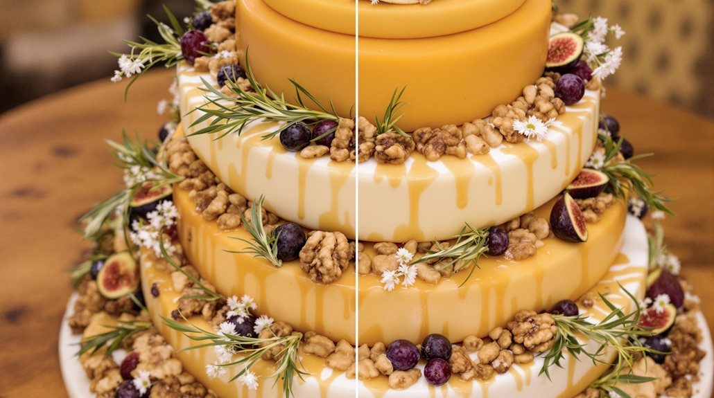 Traditional British Wedding Cheese: Leicester to Gloucester - Cheese Wedding Cake Shop