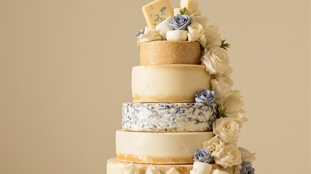 Blue Cheese in Wedding Cakes: Stilton, Cambridge, Lancashire & Cornish Guide