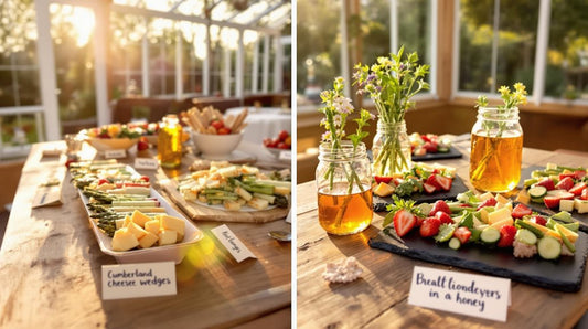 Sustainable Wedding Food Options: Local and Organic Catering Ideas in the UK - Cheese Wedding Cake Shop