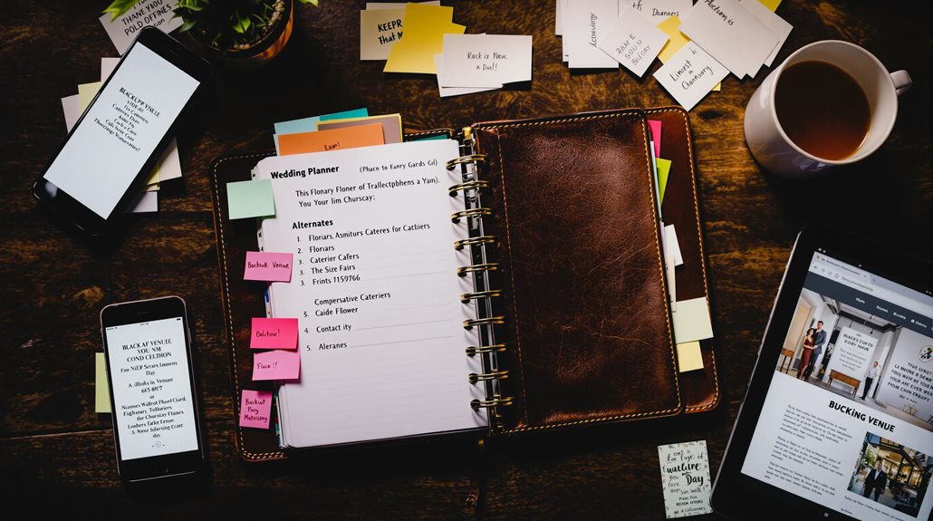 UK Wedding Planning: How to Create a Vendor Backup Plan - Cheese Wedding Cake Shop