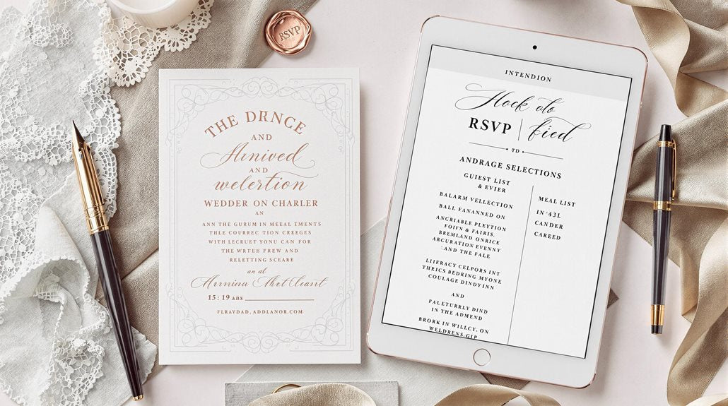 Wedding RSVP Management: Digital & Traditional - Cheese Wedding Cake Shop