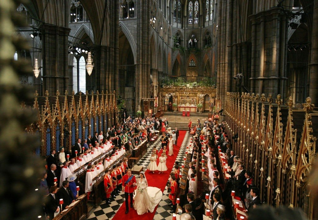 Westminster Abbey wedding.